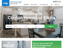 Tablet Screenshot of claytonhomeselkins.com